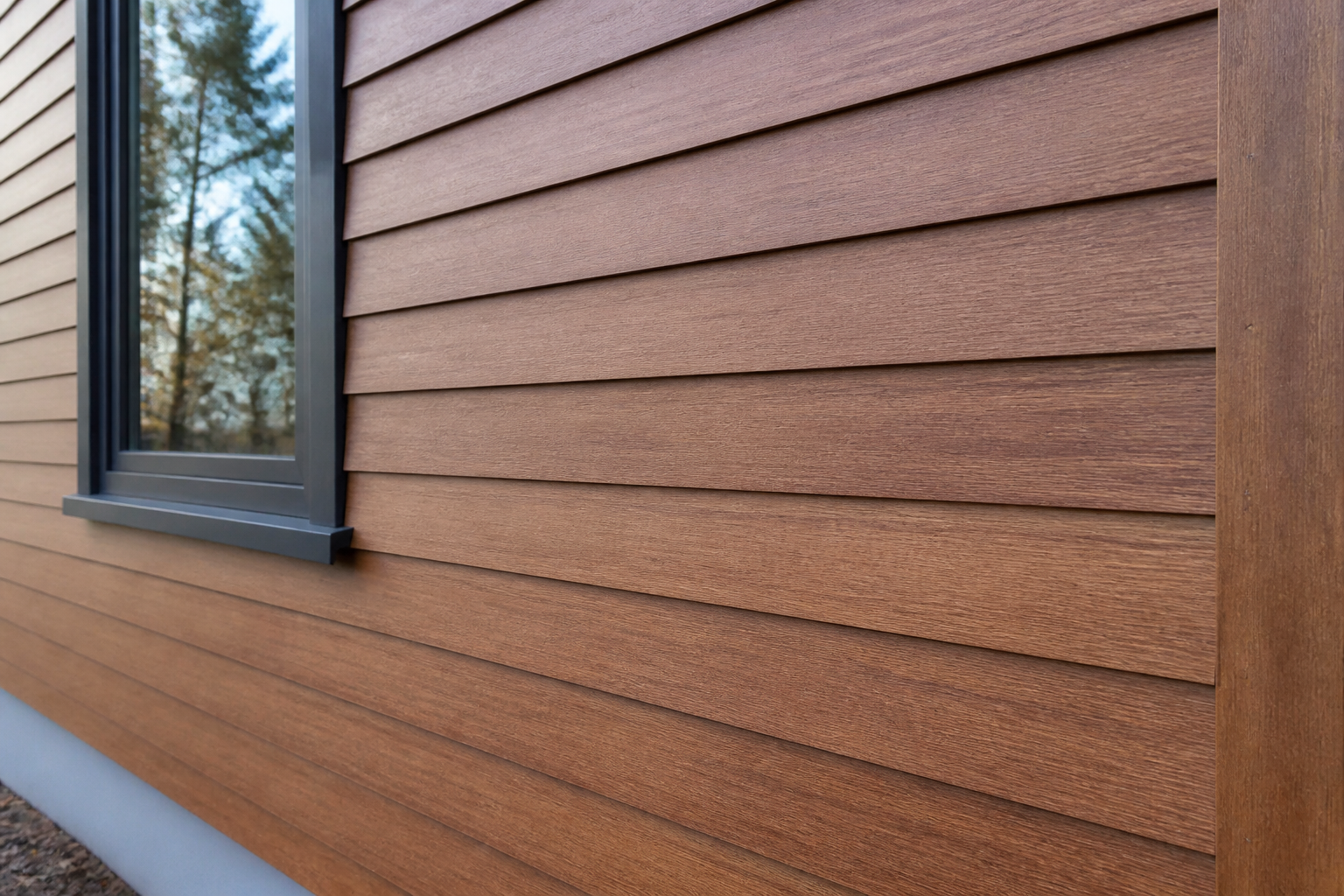 Sample siding installation photograph